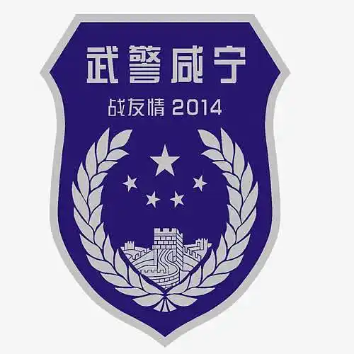 武警咸宁臂章png素材