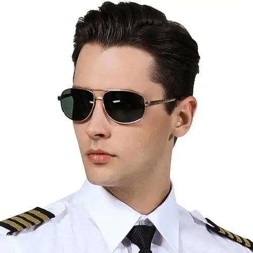 眼镜飞行员偏光加厚太阳空军司机墨镜男女蛤蟆镜太阳眼镜