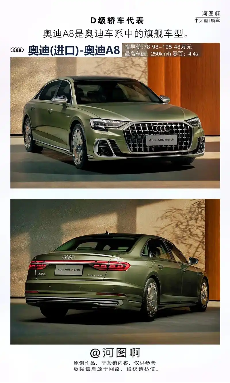 奥迪a8霍希创始人版.#奥迪 #奥迪a8 #d级车 #dou - 抖音