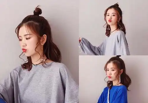 丸子|头发|烫发_新浪网