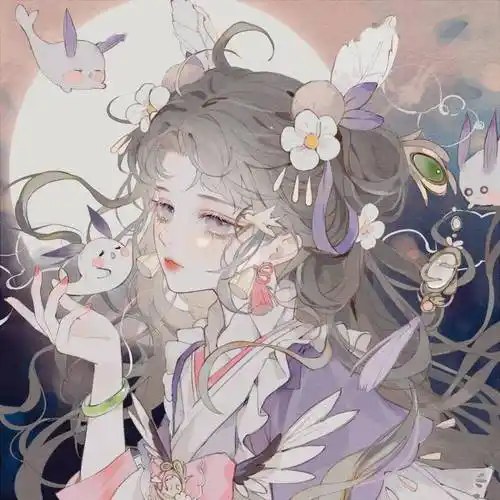 动漫女生头像精美绝伦的古风女生头像