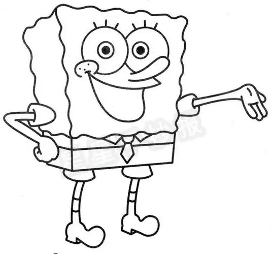 海绵宝宝简笔画