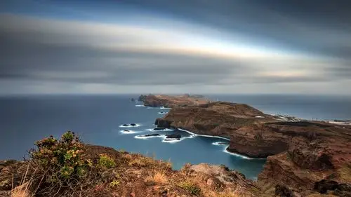 葡萄牙,马德拉群岛,海岸,海洋,黄昏 壁纸 | 1920x1080 全高清 壁纸下