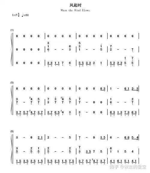 钢琴伴奏谱双手简谱双版本胡歌风起时琅琊榜主题曲
