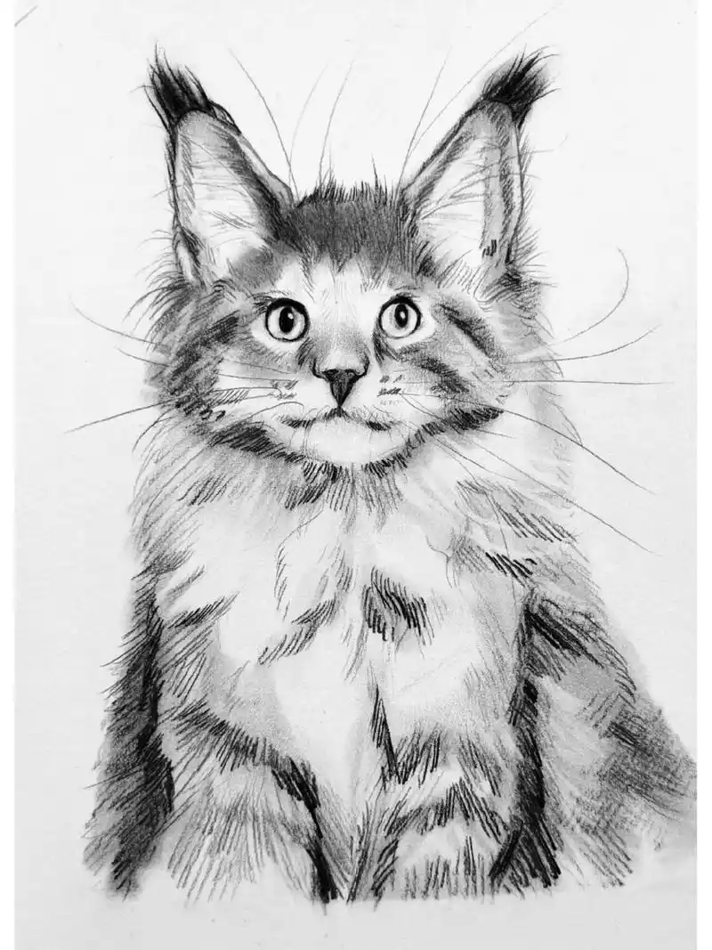 临摹步骤图分享 #寻找小红书绘画大神# #零基础素描# #速写动物