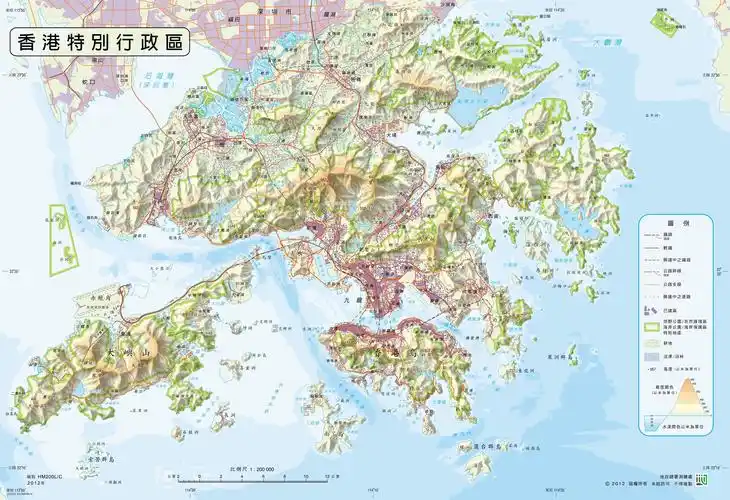 香港卫星地图