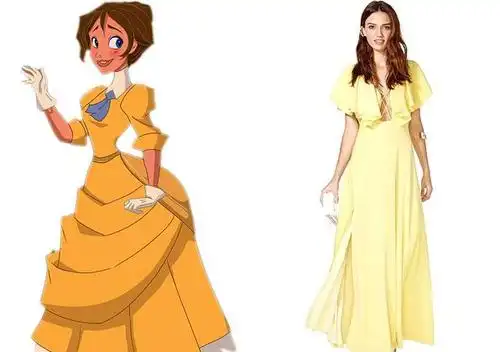 迪斯尼动画大片启发的创意晚礼服