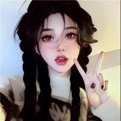 最美真人手绘头像女好看图片