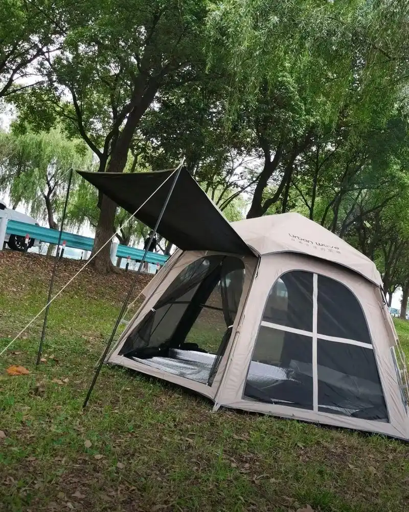 户外露营,家庭聚餐,海边游泳必备品.#户外露营 #帐篷 #一 - 抖音