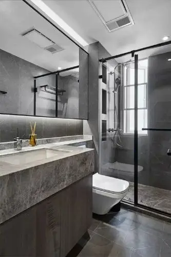 现代轻奢-灰色调设计-土巴兔装修效果图