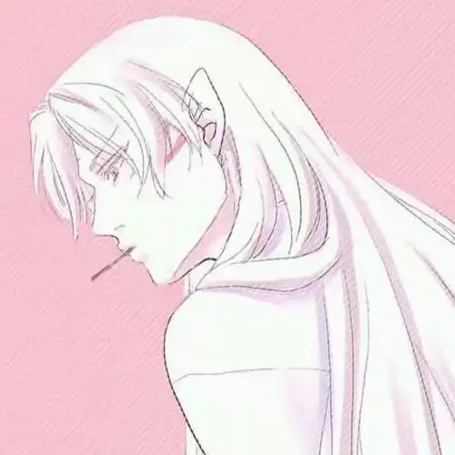 狐耳长发妖男头像