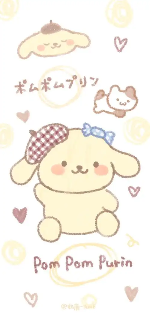 布丁狗_手机壁纸_动漫卡通手机壁纸_我要个性网