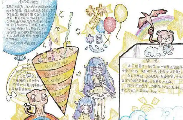 动漫手抄报动漫手抄报二次元