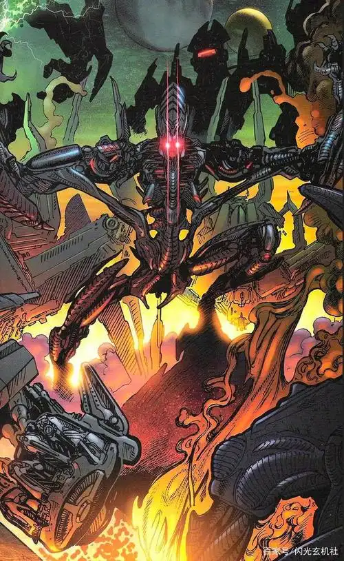 变形金刚动漫人物:造型多样的塞伯坦叛逆长老-堕落金刚