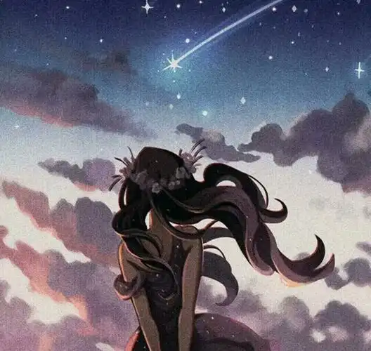 浪漫星河动漫女生头像