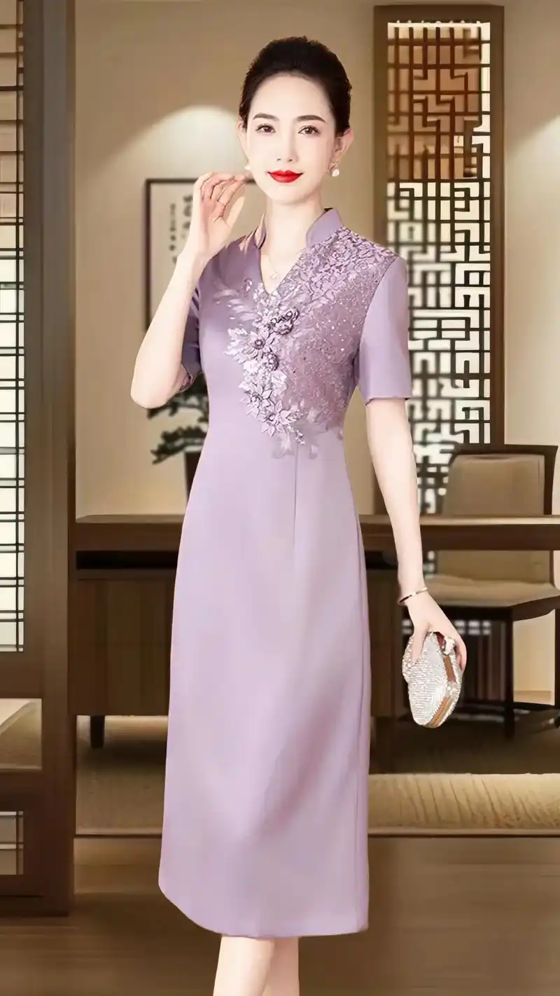 我的新宠来啦!2024夏季新款旗袍,修身显瘦,高贵有气质!