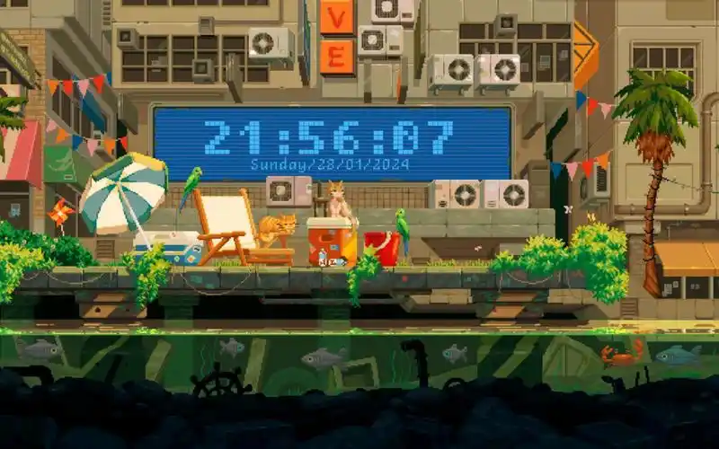 wallpaper丨steam四季特卖banner动态像素艺术壁纸推荐