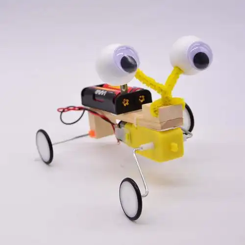 科技小制作小发明 电动机器人 男孩 小学生diy爬虫创意手工材料包