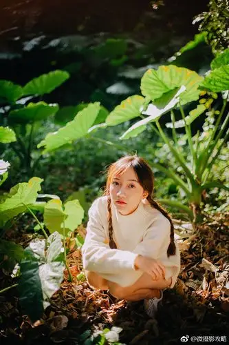 双马尾辫森系女孩阳光唯美意境写真集