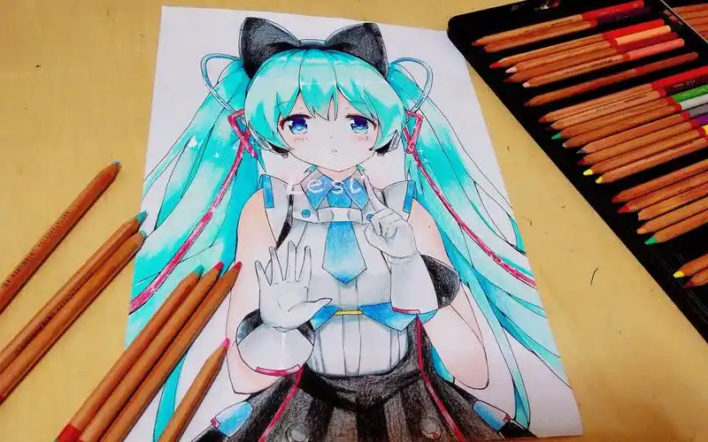 【彩铅】初音 马可 油性72色