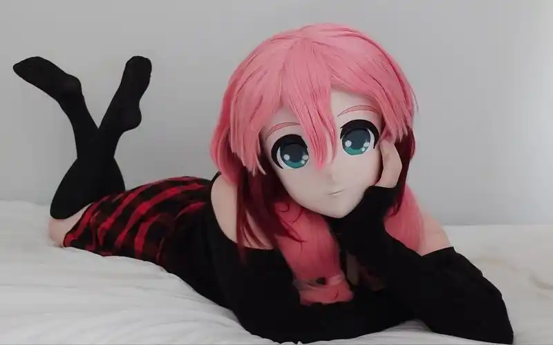 【kigurumi】面具头壳小姐姐宅舞,kigurumi面具易容小合集(新kig视频