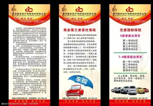 中华保险易拉宝