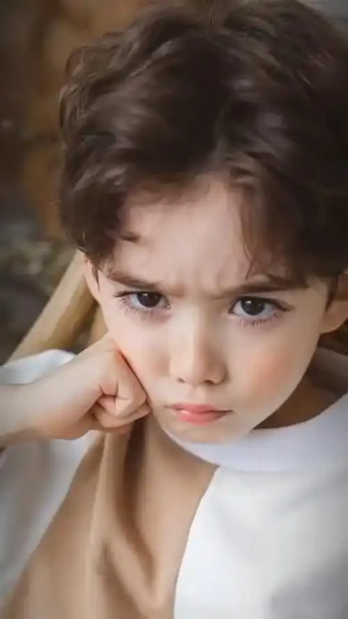 5岁混血小男孩爆红网络,网友长大还了得