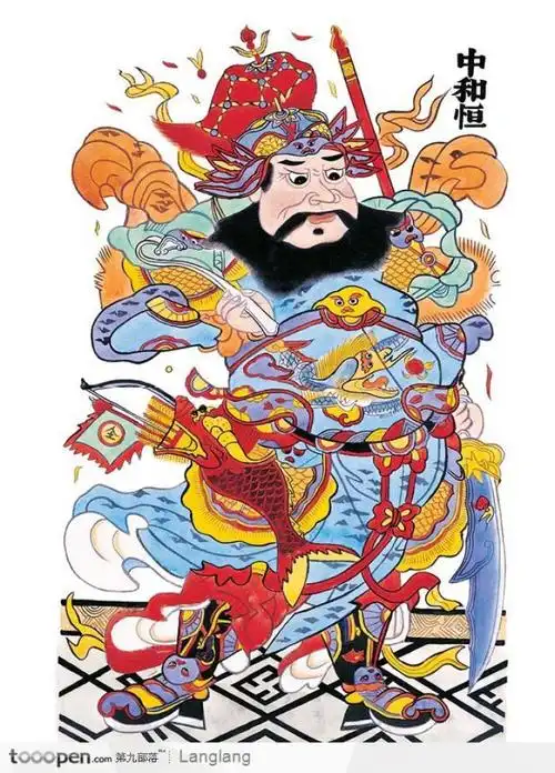 门神哼哈二将 - 堆糖,美图壁纸兴趣社区