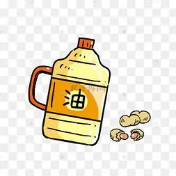 卡通食用油设计素材