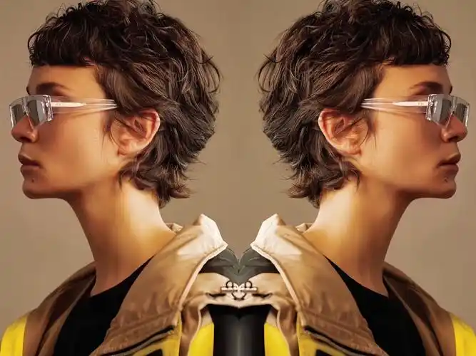 审美积累 今天给大家安利一款欧美中性风女生短发烫发