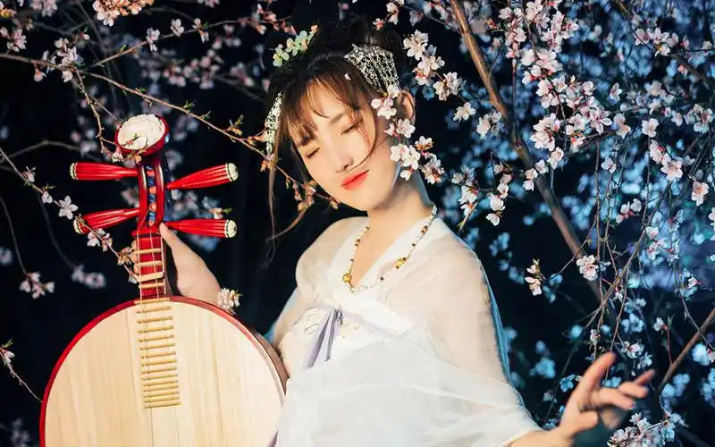 清纯汉服美女唯美唐风高清壁纸