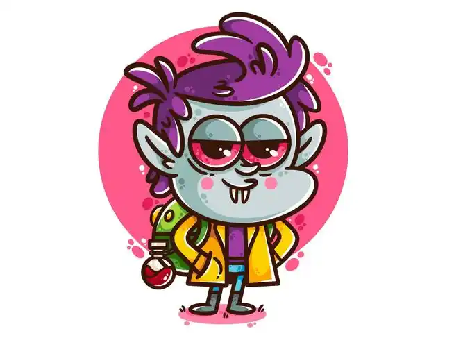 可爱的吸血鬼形象ui设计