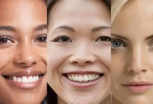 一张图看懂自己肤色,各种肤色分布图