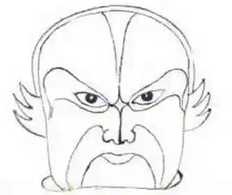 孙悟空脸谱简笔画 孙悟空脸谱简笔画图片大全