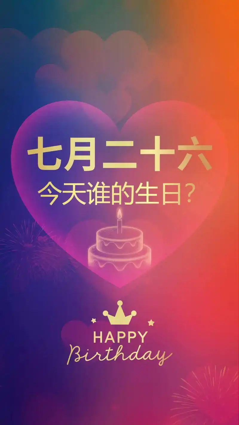 生日配图 #生日贺图 #朋友圈背景图 - 抖音