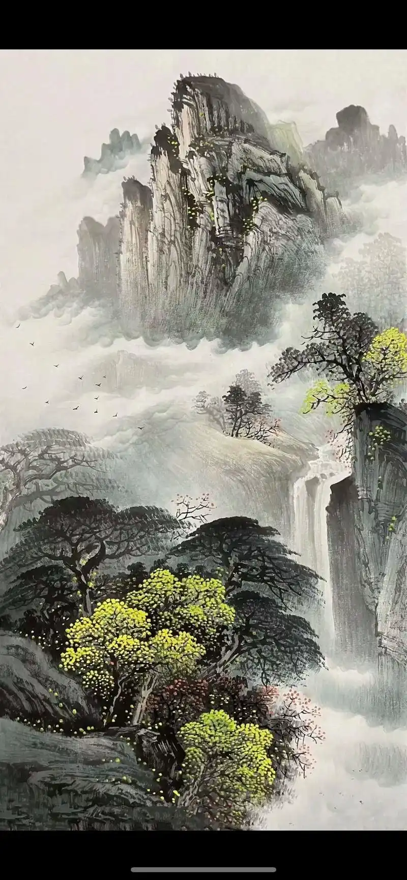 水墨画.沂蒙山水.