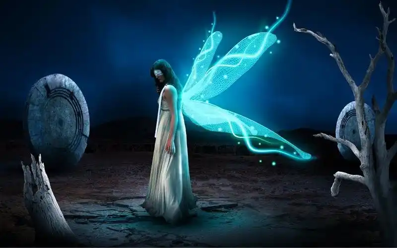 photoshop 合成:005 化蝶飞舞