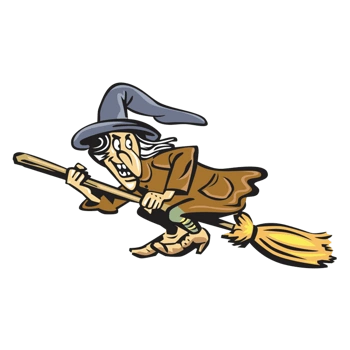 骑着扫把飞的老巫婆