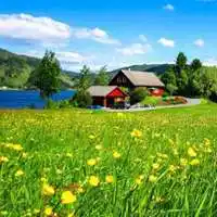 美丽的大草原阳光风景头像_微信头像图片大全