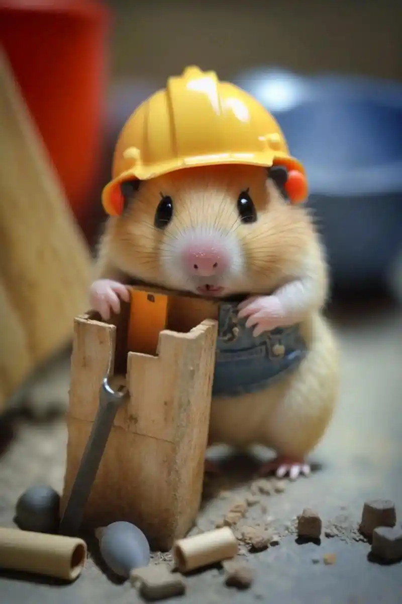 可爱的仓鼠施工队