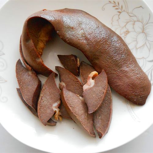 虎钢馋诸城沙肝诸城烧肉猪连体诸城特产烤猪脾猪帖腰开袋即食下酒菜