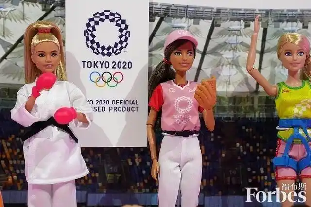 美泰公司推出的2020东京奥运会系列芭比娃娃.图片来源:视觉中国