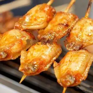 【烧烤鸡中翅串图片】烧烤鸡中翅串图片大全_好便宜网