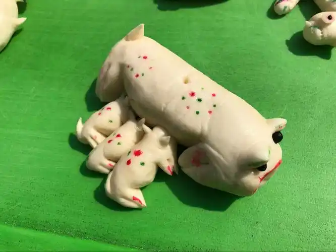 好可爱的猪妈妈和猪宝宝