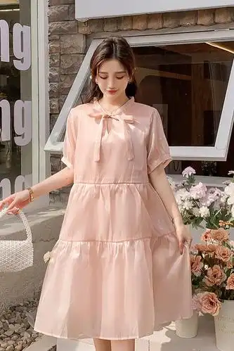 孕妇装怀孕期孕妇裙子3-9个月百搭孕妇连衣裙网红大码孕妇款