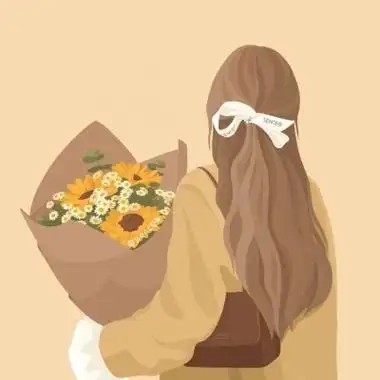 手绘头像女生唯美