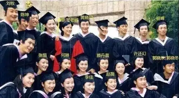 北京电影学院"96明星班"合影