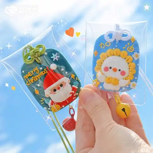萌物加油祈福挂件手工平安招财志超包加油材料粘土