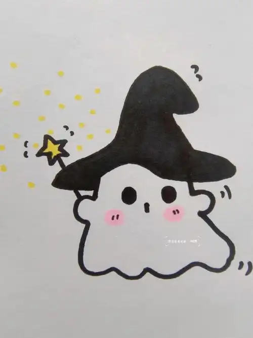 火遍全网简笔画小精灵