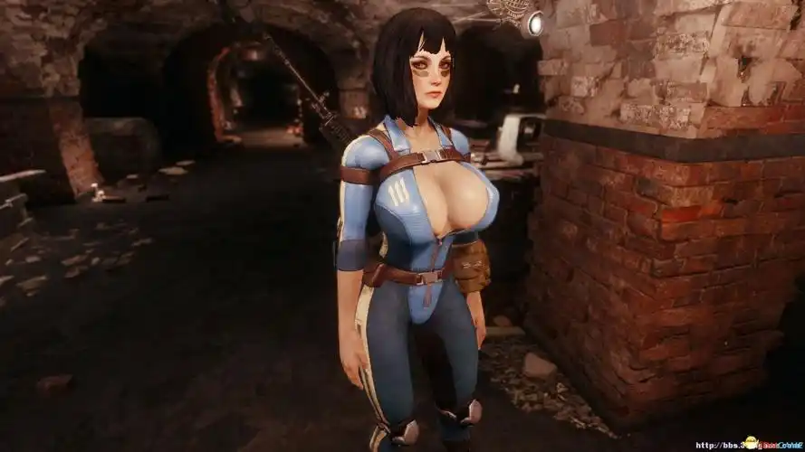 辐射4巨乳妹子mod自由调整乳量mod大胸福利mod